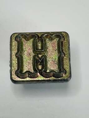 Leather Stamp H Tandy Craftool Alphabet Single Replacement Letter Size 1 Inch